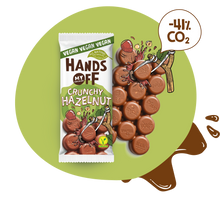 Afbeelding in Gallery-weergave laden, Hands Off Crunchy Hazelnut vegan chocoladereep