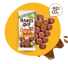 Afbeelding in Gallery-weergave laden, Hands Off Caramel Seasalt vegan chocoladereep
