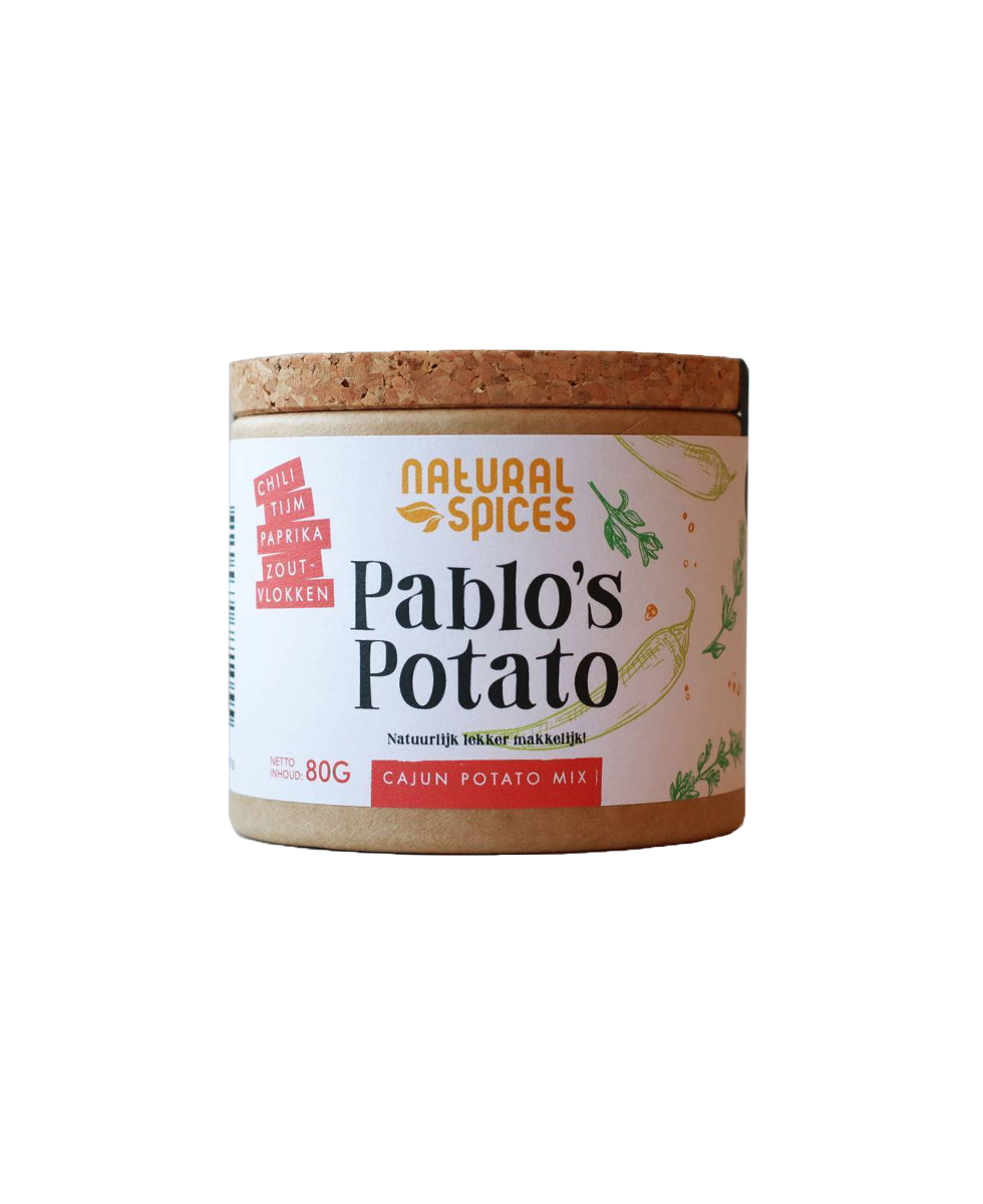 Vegan kruiden Pablo's Potato potje Natural Spices