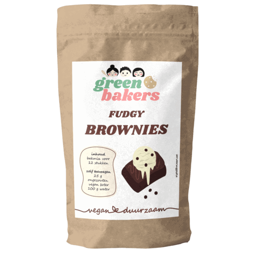 Vegan Bakmix voor Fudgy Brownies